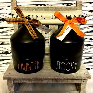 Rae Dunn Halloween Birdhouse Set